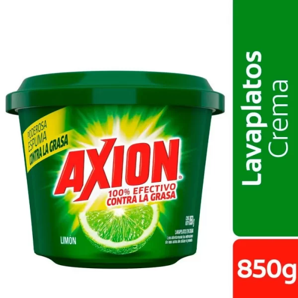 Lavaplatos axion en crema 850 gramos