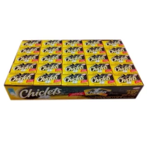 Chicles pequeños en cajitas