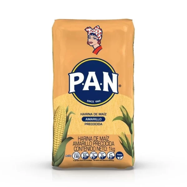 Harina de maíz amarillo PAN 800 gramos