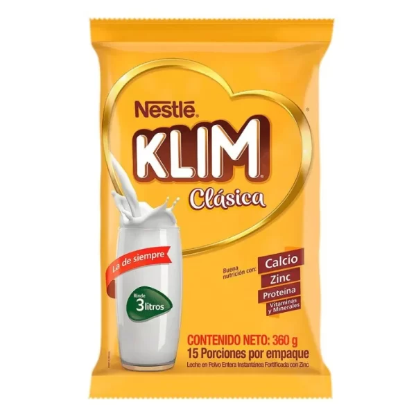 Bolsa de leche klim clásica 4 gramos