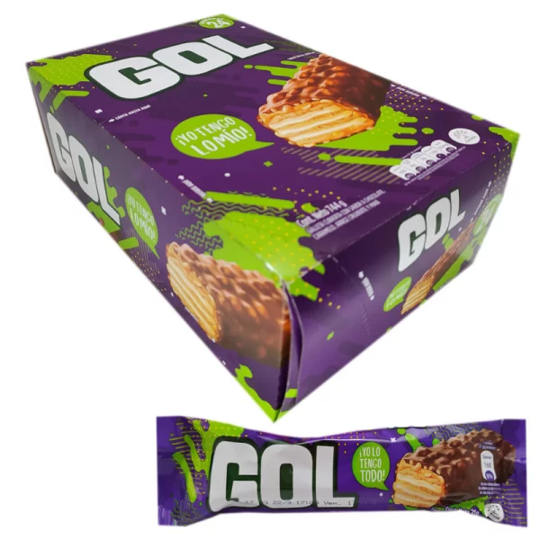 Chocolatinas gol en caja