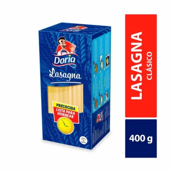 Lasagna clasica doria 400 gramos