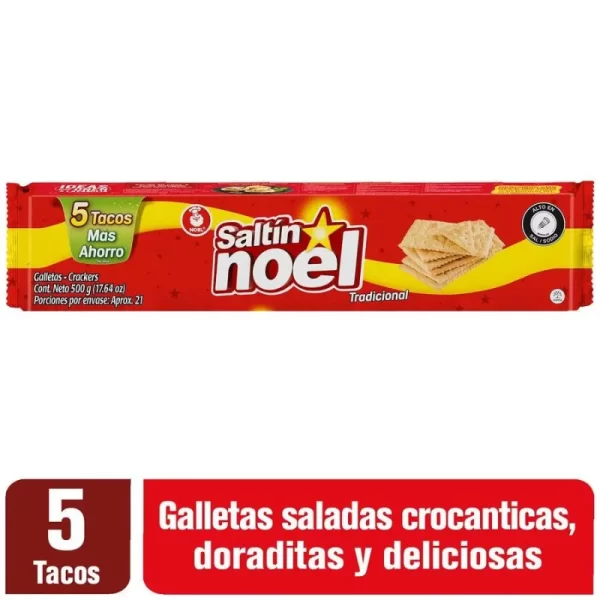 Galletas saltin noel 5 tacos