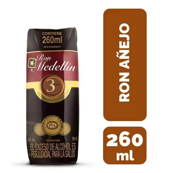 Ron medellin 260 ml