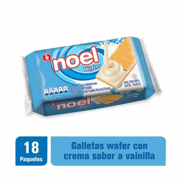 Galletas waffer noel