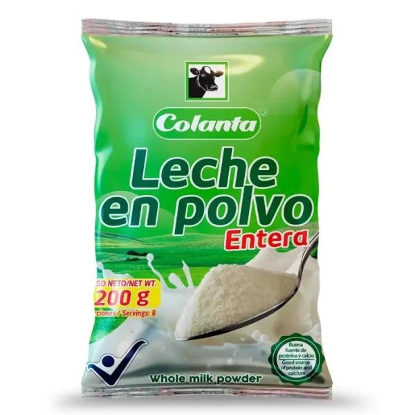 Leche en polvo colanta 200 gramos